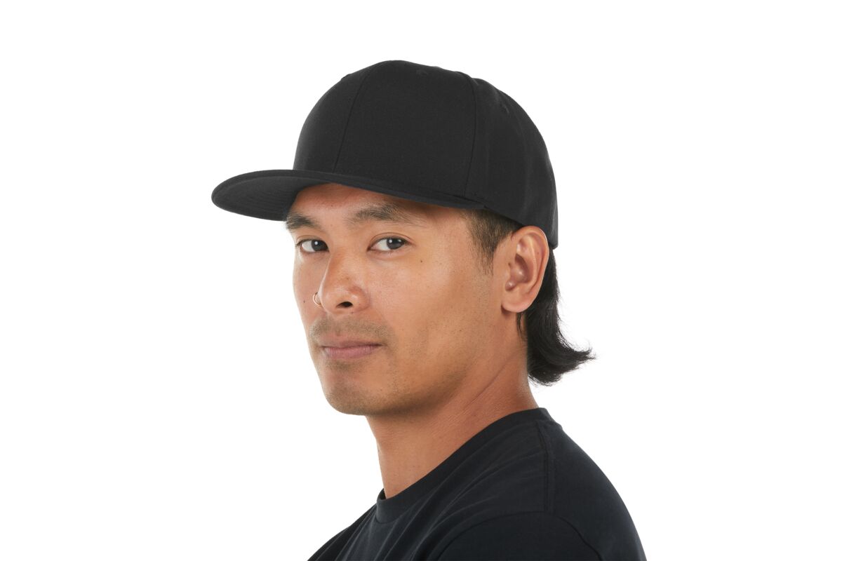 recycled-poly-classic-6-panel-hat-b5 WebPDP-HAT001002_Recycled_Poly_Classic_6Panel_Hat_Black_Studio_Harper_Studios_0723_Side_3__HAT001002OS.jpg