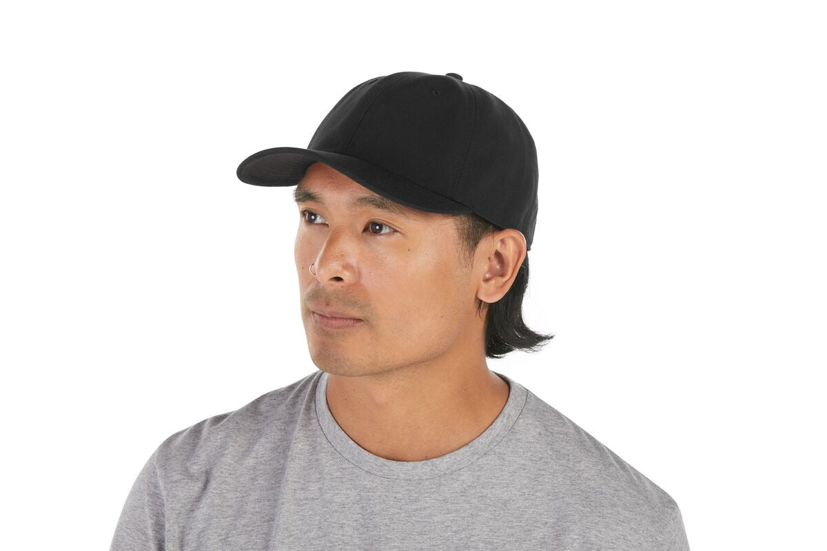 father-s-day-2026-dad-hat-g3 WebPDP-HAT004002_Recycled_Poly_Dad_Hat_Black_Studio_Harper_Studios_0723_Side__HAT004002OS.jpg